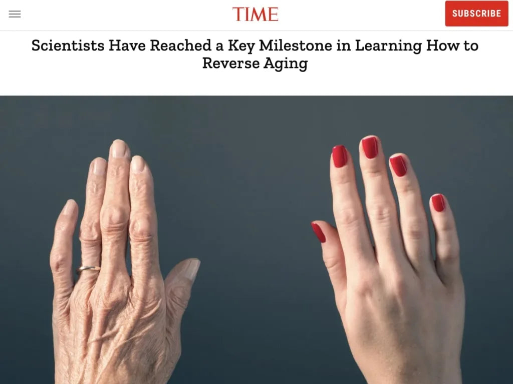 Time Magazine Features our Co-Founder David Sinclair’s Revolutionary 13-Year Study